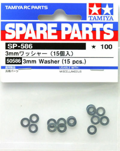Tamiya 50586 3mm washer 15 - washer, (15